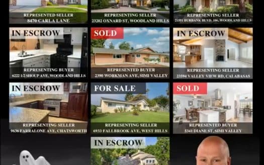October Real estate sales in Calabasas West Hills and Woodland Hills