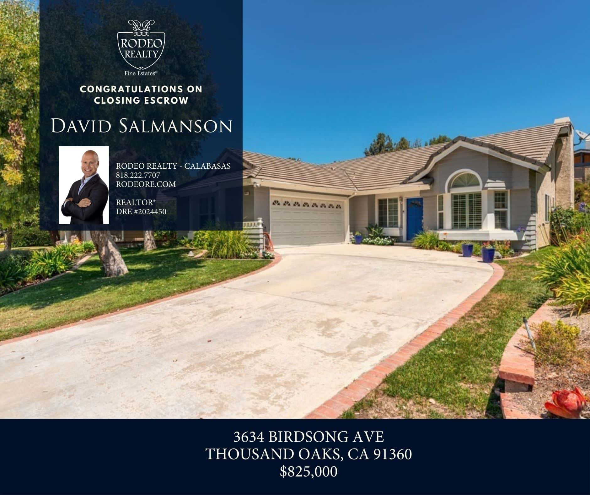 Thousand Oaks home sold