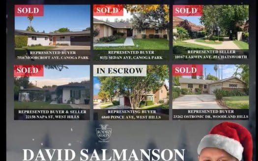 Calabasas West Hills Woodland Hills home sales for December 2021