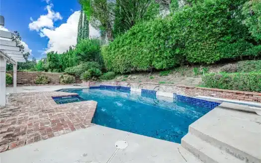 Tudor Style West Hills Pool Home
