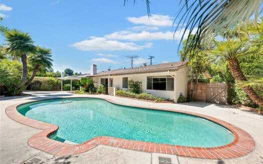 Woodland Hills single-story 4 bedroom pool home