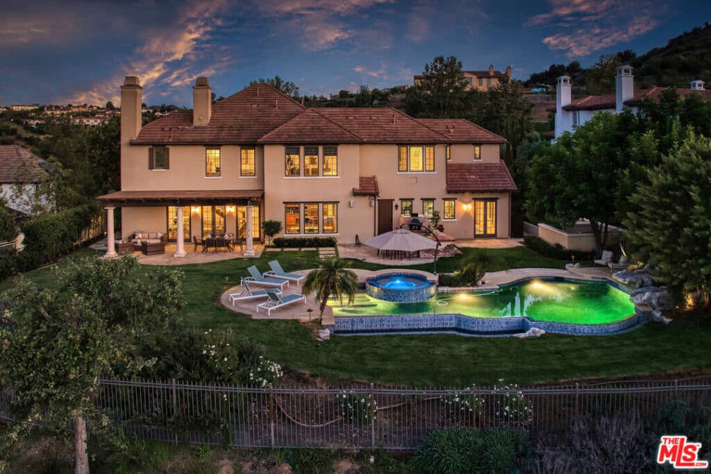 Reserve Calabasas Pool Home with view