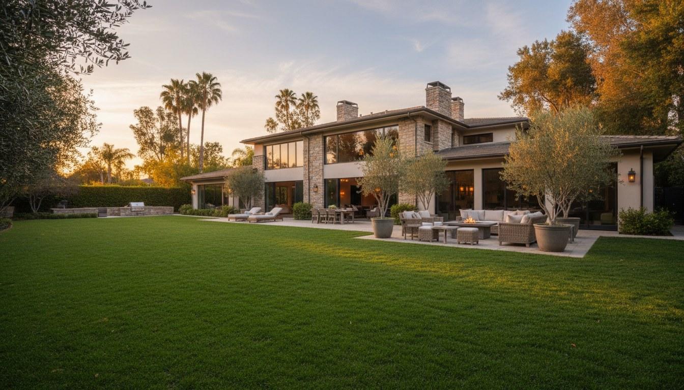 Mediterranean-style luxury home in Villa Calabasas gated community Calabasas CA