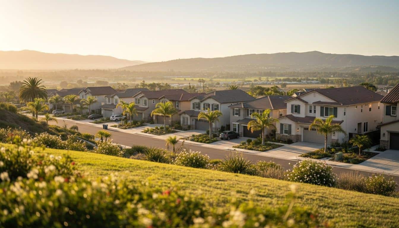 Single-family homes in Agoura Hills CA neighborhood near Liberty Canyon