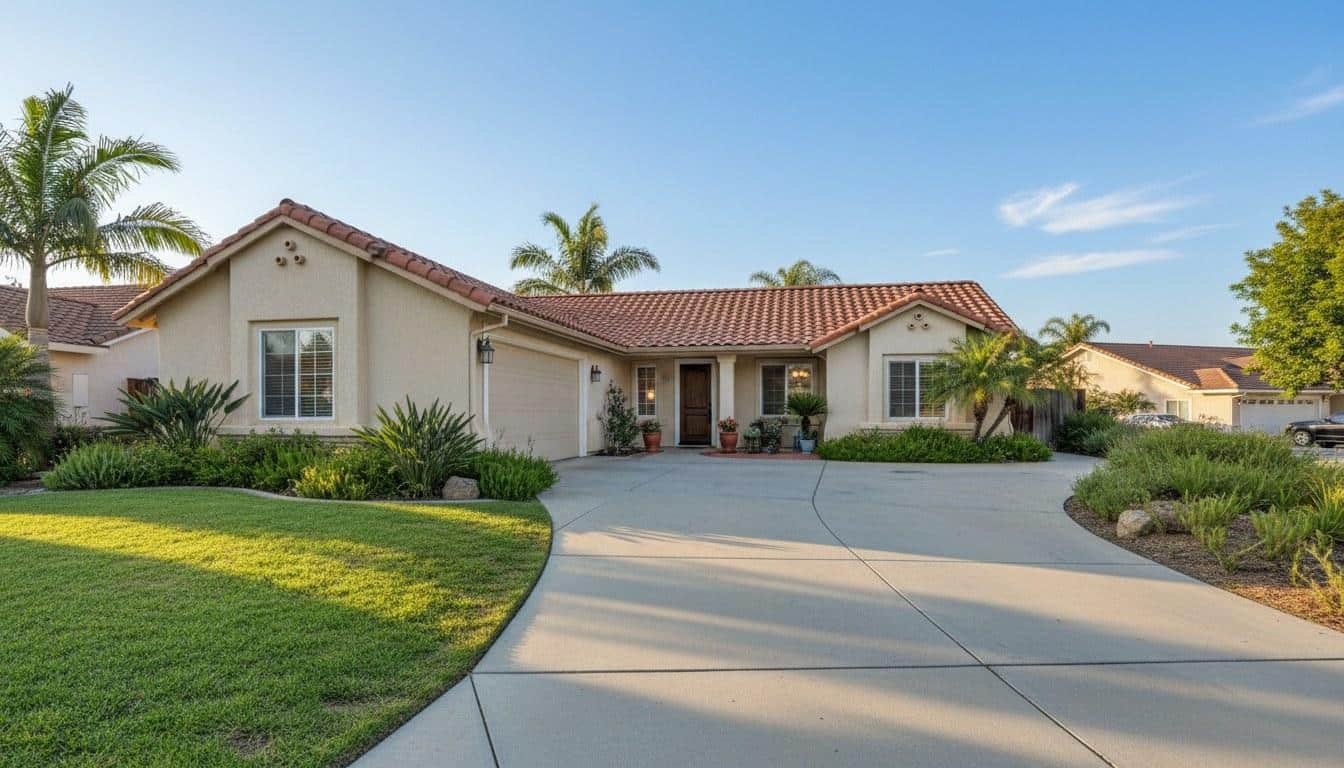 Single-family suburban home in Southern California eligible for first-time buyer assistance programs