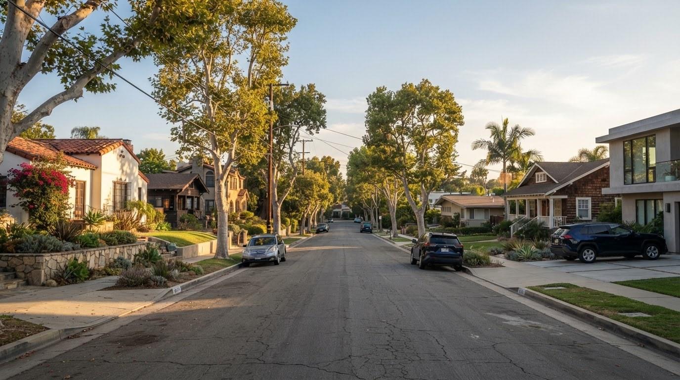 California single-story ranch home exterior illustrating property tax reassessment upon sale